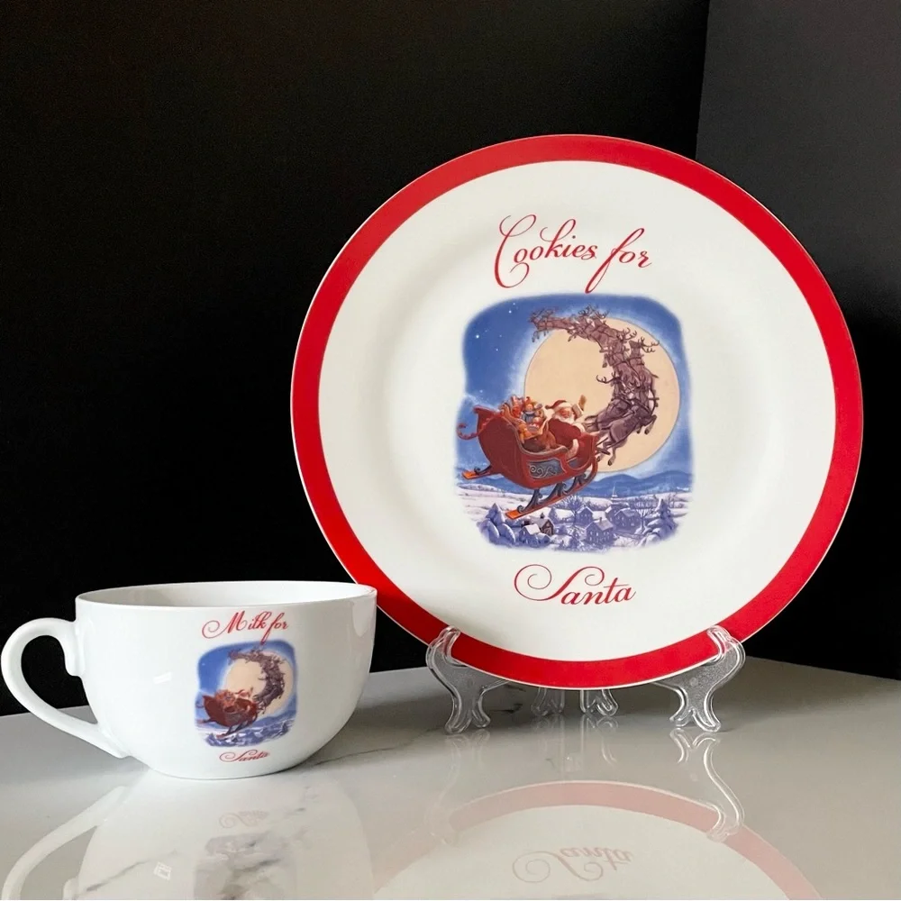 'Twas the Night Before Christmas Santa Snack Set by Pottery Barn